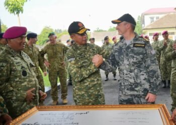 Aksi Prajurit Petarung Marinir Pukau Panglima Australia Saat Kunjungi Markas “Hantu Laut”