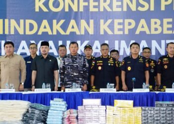 Kodaeral XII Tegaskan Komitmen Sinergi dalam Upaya Penindakan Barang Ilegal di Wilayah Maritim