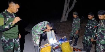 Amankan Perbatasan, Satgas Pamtas Yonarhanud 2 Kostrad Gagalkan Penyelundupan Barang Ilegal di wilayah Pos Aplal