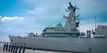 Latma Samudera Shakti-25, Kri Jhon Lie-358 Bertolak Menuju India