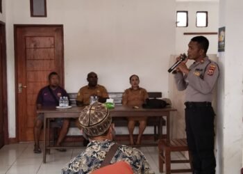 Wujudkan Harkamtibmas, Sat Samapta Polres Sarmi