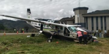 Tim KNKT Lakukan Investigasi Insiden Pesawat Smart Air di Bandara Tiom Lanny Jaya