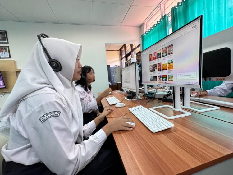 SMPN 35 Bandung Dilengkapi Perpustakaan Digital, Wujudkan Literasi Tanpa Batas