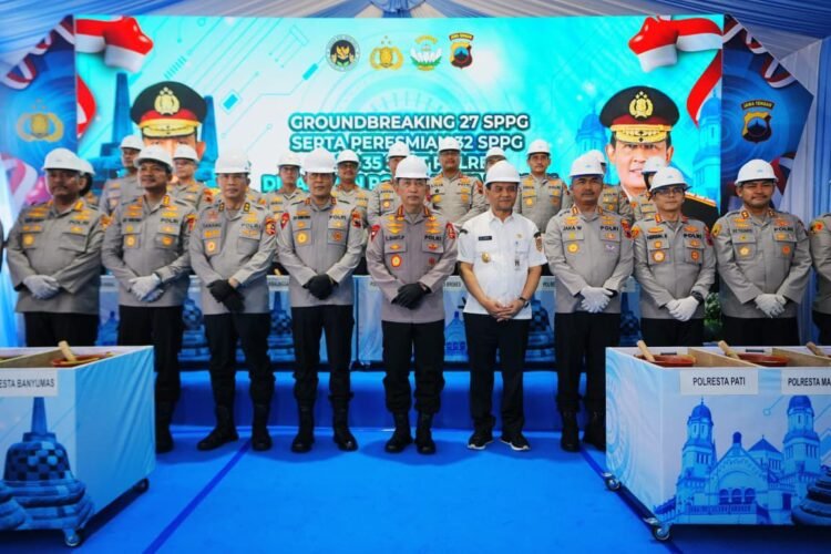Kapolri Resmikan 32 SPPG dan Groundbreaking 27 SPPG Polri di Jateng, Terus Dukung Program MBG