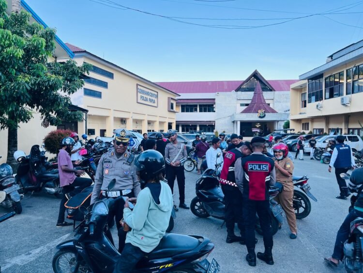 Tim Gabungan Operasi Sikat Cartenz II Gelar Hunting, 11 Motor Diamankan