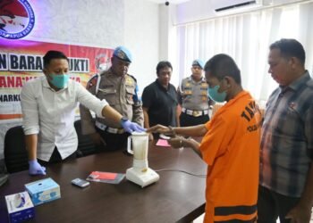 Polda Papua Barat Musnahkan Barang Bukti Narkotika Jenis Sabu Hasil Ungkap Kasus di Manokwari
