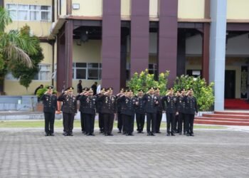 Wakapolda Papua Barat Pimpin Upacara Hari Sumpah Pemuda ke-97 di Mapolda