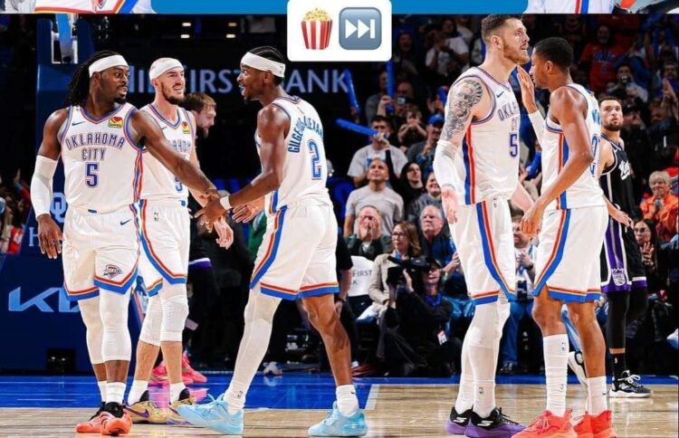 Pertahankan Rekor Sempurna dari Oklahoma City Thunder Kalahkan Sacramento Kings