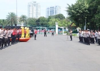 Kapolres Jakpus Pimpin Apel Kesiapan Tim SAR Hadapi Musim Hujan