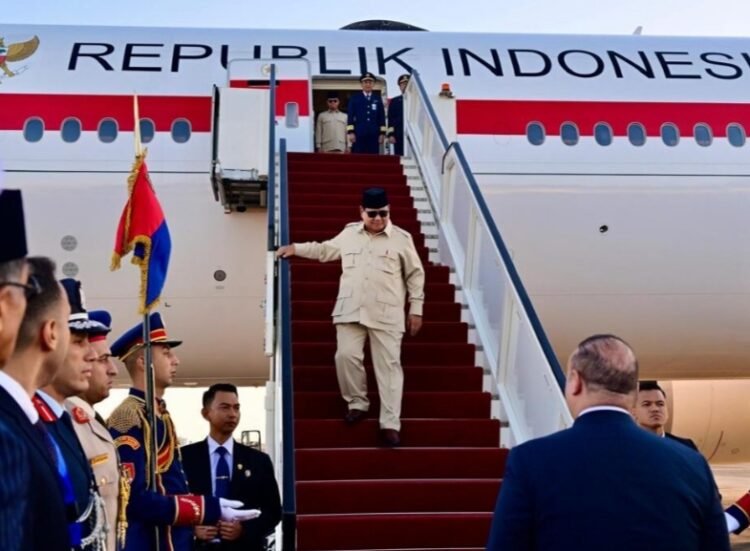 Tiba di Mesir, Presiden Prabowo akan Hadiri KTT Perdamaian