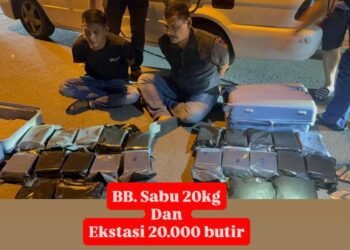 Bareskrim Polri Bongkar Penyelundupan Narkoba Asal Malaysia, Dua Kurir Dibekuk
