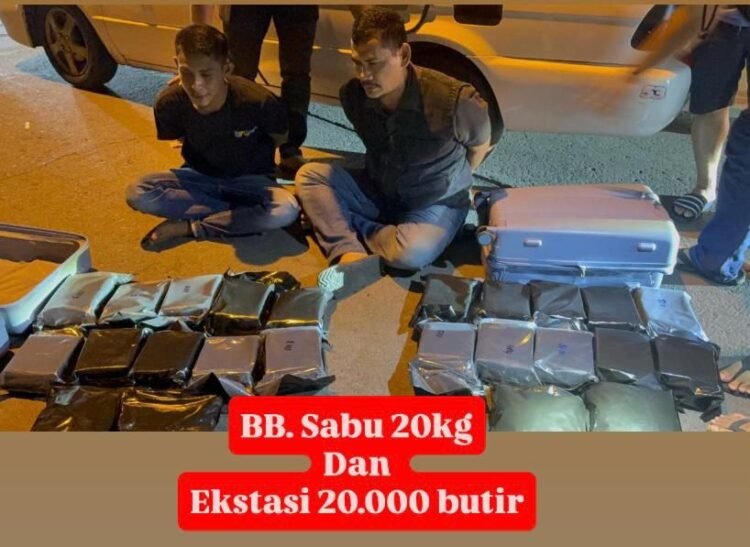 Bareskrim Polri Bongkar Penyelundupan Narkoba Asal Malaysia, Dua Kurir Dibekuk