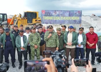 Negara Tidak Boleh Kalah : Menhan RI dan Panglima TNI Pimpin Penertiban Tambang Ilegal