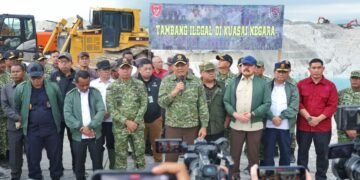 Negara Tidak Boleh Kalah : Menhan RI dan Panglima TNI Pimpin Penertiban Tambang Ilegal