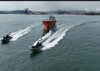 TNI AL Kerahkan Kekuatan Laut Pada Latihan Intergrasi TNI di Morowali