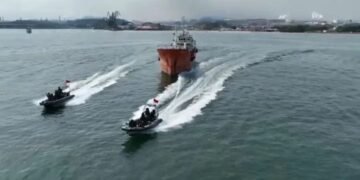 TNI AL Kerahkan Kekuatan Laut Pada Latihan Intergrasi TNI di Morowali