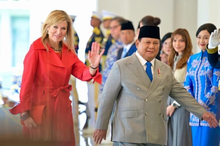 Presiden Prabowo Terima Kunjungan Ratu Máxima di Istana Merdeka