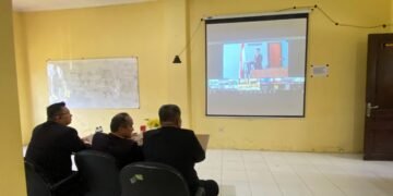 Jajaran Direktorat Reserse Polda Papua Barat Ikuti Pembukaan Digbangpers Online Dari Bareskrim Polri