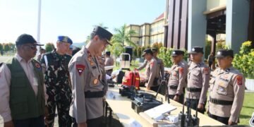 Polda Papua Barat Gelar Apel Pasukan Tanggap Darurat Bencana Hidrometereologi