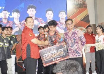 Kabid Humas Polda Papua Barat Hadiri Penutupan Manokwari Esport League 2025
