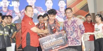Kabid Humas Polda Papua Barat Hadiri Penutupan Manokwari Esport League 2025