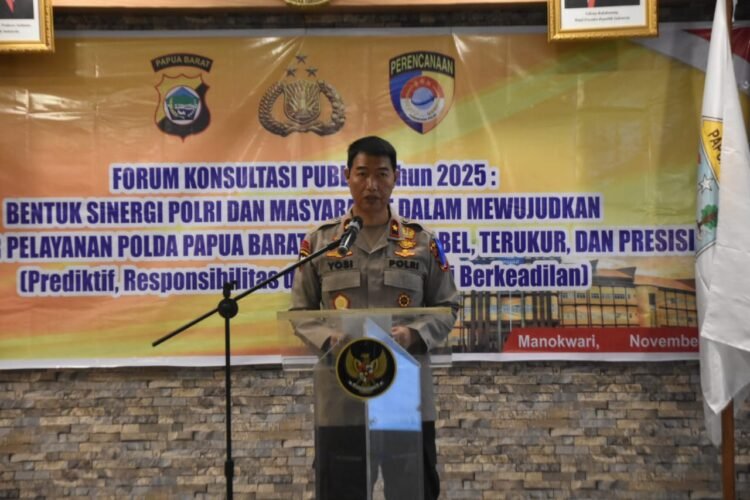 Melalui FKP 2025, Polda Papua Barat Tingkatkan Akuntabilitas dan Kualitas Layanan Kepolisian