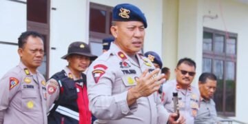 Polda Sumsel Gelar Apel Konsolidasi Pengamanan Distribusi Logistik untuk Korban Bencana di Sumatera Utara