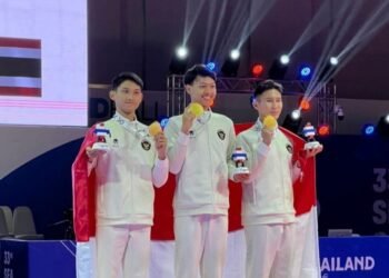 Atlet Taekwondo Indonesia, Letda Inf Alfi Sumbang Emas Perdana untuk Indonesia di SEA Games 2025 Thailand