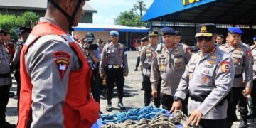 Polri Gelar Apel Pergeseran Pasukan, Tegaskan Komitmen Percepatan Bantuan Bencana