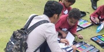 Polri Hadirkan Pendidikan Untuk Generasi Papua di Lanny Jaya