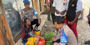 Subsatgas Keladi Sagu Rasaka Cartenz 2025 Layani Kesehatan Warga di Distrik Nogi, Lanny Jaya