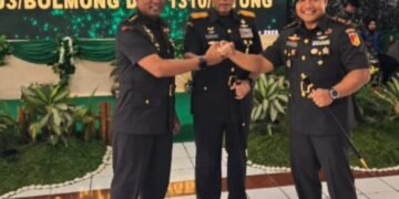 Gelar Serah Terima Jabatan Dandim 1310/Bitung Digelar di Makorem 131/Santiago