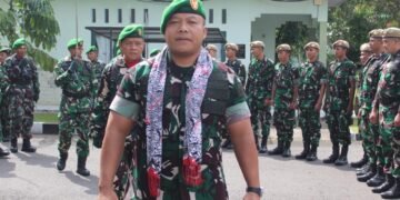 Upacara Pisah sambut di Makodim: Letkol Inf. Dewa Made DJ, Resmi Komandan Kodim 1310/Bitung