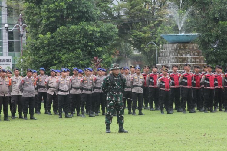 Dandim 1310/Bitung Letkol Inf Dewa Made DJ Jadi Komandan Apel Gelar Pasukan dan Peralatan Siaga Bencana