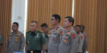 Polda Papua Barat Gelar Apel Kasatwil Dipimpin Langsung Kapolda Papua Barat