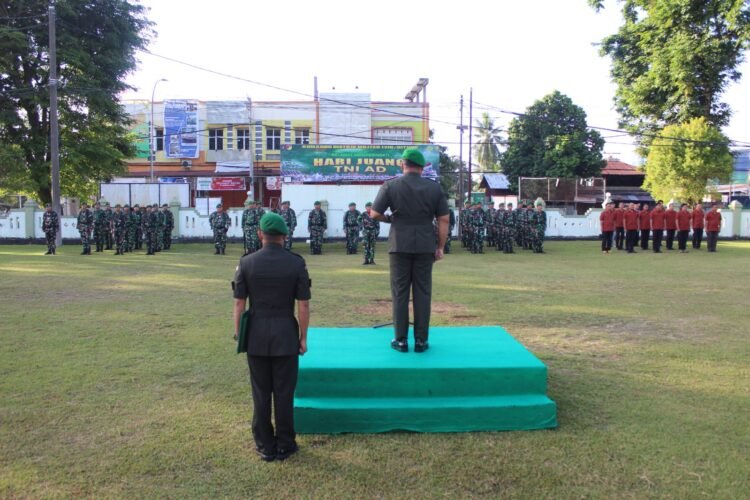 Wujud Penghormatan Terhadap Nilai-Nilai Perjuangan, Kodim 1310/Bitung Gelar Upacara Peringatan Hari Juang TNI AD Tahun 2025