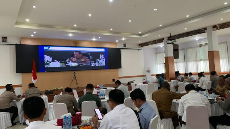 Rakor Lintas Sektoral Nataru 2025-2026, Polda Papua Tegaskan Kesiapan Pengamanan