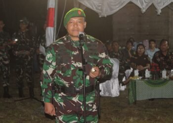 Perkuat Sinergi TNI – Rakyat, Hukum Tua Kema Dua Ariantje Loho, Lepas Peleton Beranting Yudha Wastu Pramuka Jaya