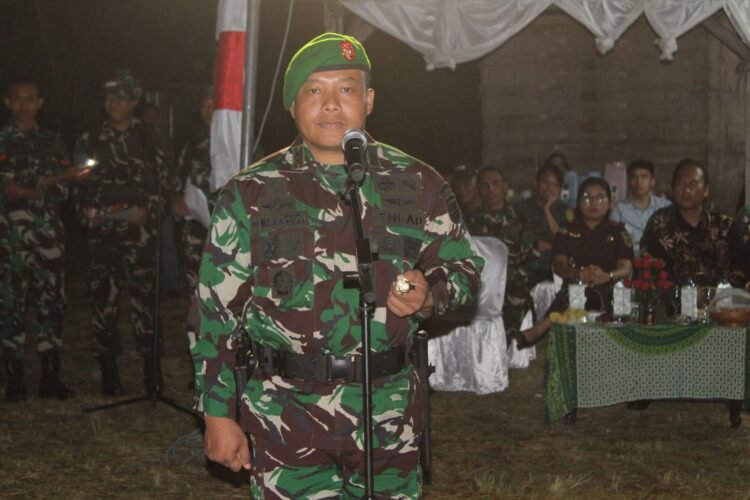 Perkuat Sinergi TNI – Rakyat, Hukum Tua Kema Dua Ariantje Loho, Lepas Peleton Beranting Yudha Wastu Pramuka Jaya