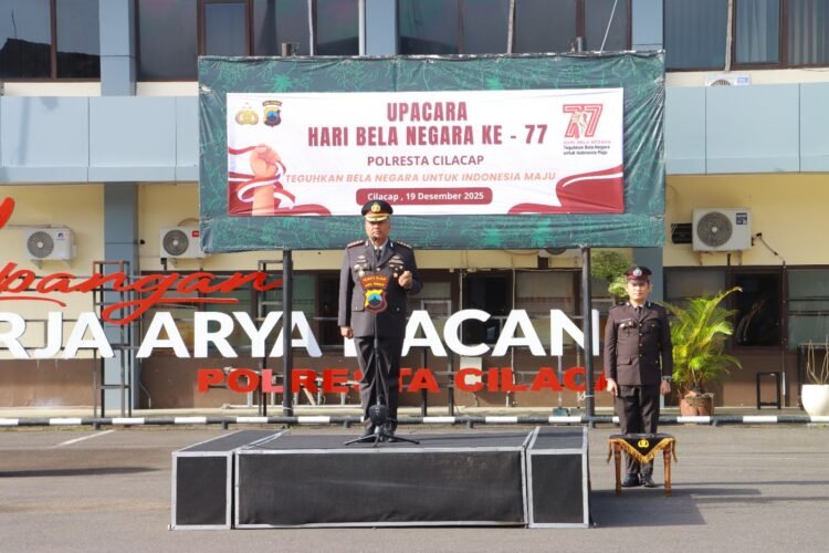 Polresta Cilacap Peringati Hari Bela Negara ke-77, Kapolresta Tekankan Penguatan Persatuan Bangsa