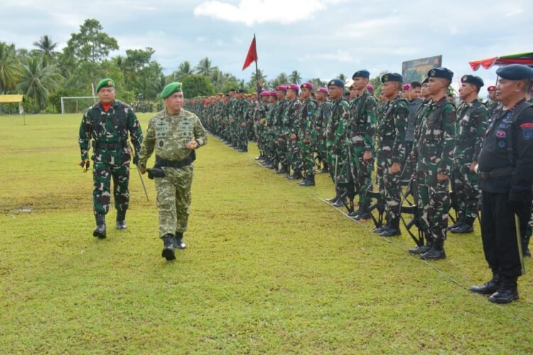 Upacara Peringatan Hari Juang Infanteri Ke-77 Tahun 2025, Dandim 1310/Bitung Sukses Jalankan Tugas sebagai Komandan Upacara