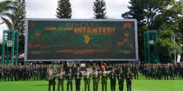 Pangdam III/Slw Hadiri Upacara Hari Juang Infanteri ke-77 di Makodam
