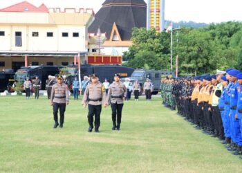 Wakapolda Papua Pimpin Apel Operasi Lilin Cartenz-2025, 2.150 Personel Disiagakan Amankan Natal dan Tahun Baru