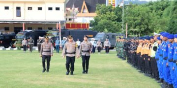 Wakapolda Papua Pimpin Apel Operasi Lilin Cartenz-2025, 2.150 Personel Disiagakan Amankan Natal dan Tahun Baru
