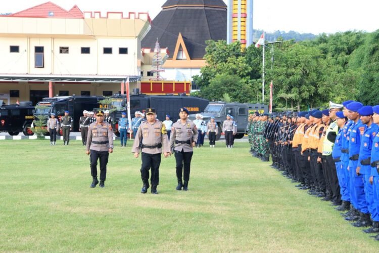 Wakapolda Papua Pimpin Apel Operasi Lilin Cartenz-2025, 2.150 Personel Disiagakan Amankan Natal dan Tahun Baru