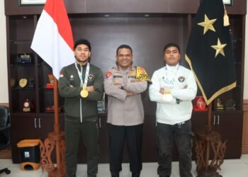 Kapolda Papua Terima Kunjungan Atlet Berprestasi Sea Games 2025 Yang Merupakan Personel Polda Papua