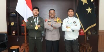 Kapolda Papua Terima Kunjungan Atlet Berprestasi Sea Games 2025 Yang Merupakan Personel Polda Papua
