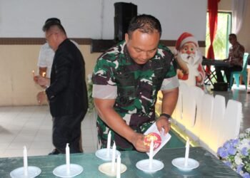 Tebar Sukacita dan Damai Natal, Dandim 1310/Bitung Merayakan Natal Bersama