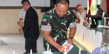 Tebar Sukacita dan Damai Natal, Dandim 1310/Bitung Merayakan Natal Bersama