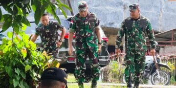 Percepat Progres Pembangunan, Danrem 131/Stg Tinjau KDKMP di Wilayah Kodim 1310/Bitung